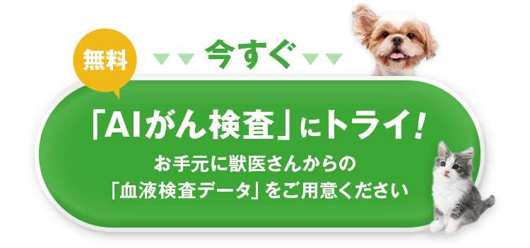 今すぐ「AIがん検査」にトライ。お手元に獣医さんからの「血液検査データ」をご用意ください
