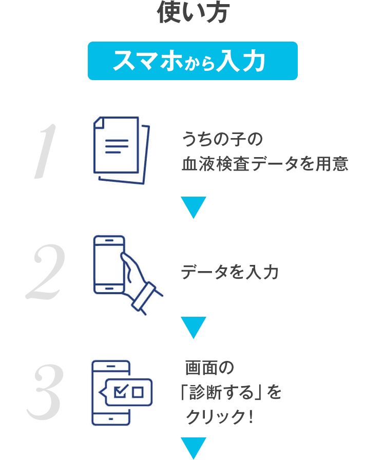 使い方：スマホから入力